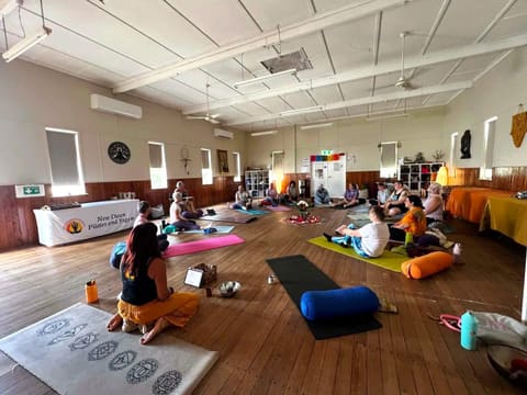 Women resting at a wellness retreat